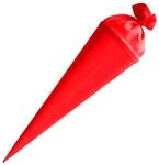 Roth Bastelschult&uuml;te 70 cm farbig mit Verschluss rot