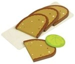 GOKI 51812 Brotscheiben, 4 Scheiben, 1 Salatblatt