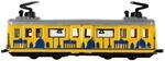 Idena Berliner Stra&szlig;enbahn mit R&uuml;ckzug 15cm