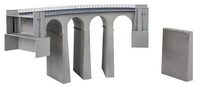FALLER 120466 H0 Viadukt-Set, 2-gleisig, gebogen, Ep. II