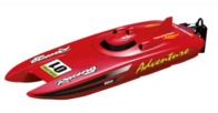 AMEWI 26070 Rennkatamaran Adventure rot 2,4 GHz 30km/h