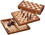 Philos Schach Backgammon Dame Set, Feld 50 mm