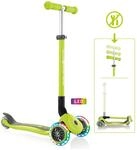 Authentic Sports Globber Primo Foldable Lights lime gr&uuml;n, mit Leuchtrollen