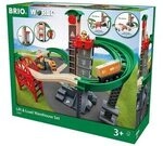 BRIO 63388700 Gro&szlig;es Lagerhaus-Set mit Aufzug