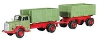 KIBRI 14069 H0 MB 6600 Kipper mit Anh&auml;nger, Baujahre 1950 - 1954