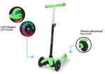 JAMARA 460495 KickLight Scooter gr&uuml;n