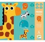 DJECO DJ07135 Erstes Puzzlen: Im Dschungel - 3,4,5,6 Teile