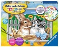 RAVENSBURGER 28477 Malen nach Zahlen Putzige Freunde