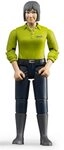 BRUDER 60405 Frau mit hellem Hauttyp und dunkelblauer Hose