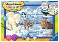 RAVENSBURGER 28909 Malen nach Zahlen Tiere der Arktis