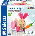 SELECTA 62023 Hanna Hoppel, Nachzieh-Hase, 13 cm