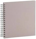 R&ouml;ssler Wire-O Fotoalbum S.O.H.O., 230 x 230 mm, 60 Seiten, Taupe