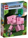 LEGO&reg; Minecraft&trade; BigFig Schwein mit Zombiebaby
