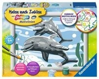 RAVENSBURGER 28468 Malen nach Zahlen Freundliche Delfine