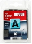 NOVUS 042-0458 Feindrahtklammern A Typ 53 V2A/10 1.000 St&uuml;ck,Edelstahl,Schenkel 10mm
