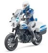 BRUDER 62731 bworld Scrambler Ducati Polizeimotorrad und Polizist