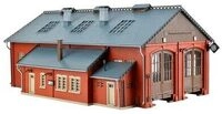 VOLLMER 45753 H0 Lokschuppen mit T&uuml;rschlie&szlig;vorrichtung, zweist&auml;ndig