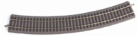 PIKO 55414 H0 A-Gleis Bogen mit Bettung R4, 546 mm