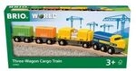 BRIO 63398200 G&uuml;terzug mit drei Waggons