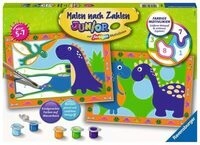 RAVENSBURGER 28694 Malen nach Zahlen - Land der Dinosaurier