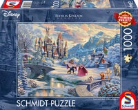 SCHMIDT SPIELE 59671 Disney, Die Sch&ouml;ne und das Biest, Zauberhafter Winterabend,