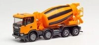 HERPA 312424 1:87 Scania CG 17 Betonmischer-LKW 4-achs, kommunalorange