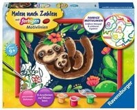RAVENSBURGER 28698 Malen nach Zahlen - Niedliche Faultiere