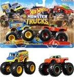 HOT WHEELS FYJ64 Monster Trucks 1:64 Die-Cast 2er-Pack - sortiert