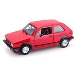 BBURAGO 1:24 Volkswagen Golf MK1 Gti (1979), rot