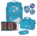 Scout Schulranzenset Alpha Dolphins, 4-teilig