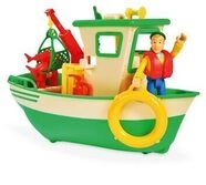 SIMBA 109251074 Feuerwehrmann Sam Charlies Fischerboot mit Figur