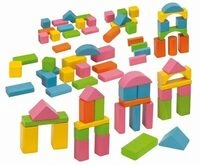 EICHHORN 100088011 Bunte Holzbausteine