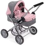 Bayer Chic Mini-Kuschelwagen SMARTY Melange grau-rosa