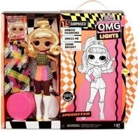 MGA 565161E7C L.O.L. Surprise OMG Doll Lights Series- Speedster