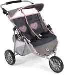 Bayer Chic 2000 Zwillings-Jogger, Melange grau-navy