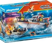 PLAYMOBIL 70140 Seenot: L&ouml;scheinsatz mit Rettungskreuzer