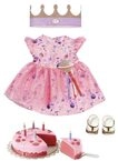 ZAPF 830789 BABY born Deluxe Happy Birthday Set 43 cm