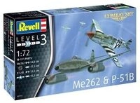 REVELL 03711 1:72 Combat Set Messerschmitt Me262 & P-51B Mustang