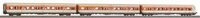 PIKO 58226 H0 3er Set x-Wagen S-Bahn mit Steuerwagen orange-grau, DB AG, Ep. V