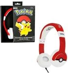 Boti Pokemon Kopfh&ouml;hrer f&uuml;r Kinder, rot / wei&szlig;