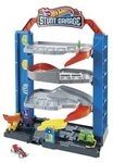 HOT WHEELS GNL70 Stunt-Garage Spielset, Parkhaus inkl. 1 Spielzeugauto, Parkgarage