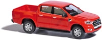 BUSCH 52801 H0 / 1:87 Ford Ranger Doppelkabine 2016 rot