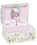 GOKI 15431 Musikspieldose Elfe II 15 x 10,7 x 10,5 cm, Melodie: Schwanensee