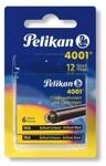 Pelikan Tintenpatronen 4001, schwarz, 12 St&uuml;ck