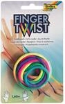 Folia Finger Twist Fadenspiel, in trendiger Regenbogen Optik, ca. 160 cm lang