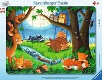 RAVENSBURGER 5146 Kinderpuzzle Wenn kleine Tiere schlafen gehen