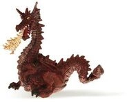 PAPO 39016 Feuerspeiender Drache, rot
