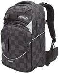 Nitro Superhero Schulrucksack Black Checker, 30 Liter