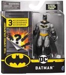 Spin Master DC Batman Figur 10 cm mit 3 Accessoires, 1 St&uuml;ck, 6-fach sortiert