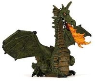 PAPO 39025 Feuerspeiender Drache mit Fl&uuml;geln, gr&uuml;n